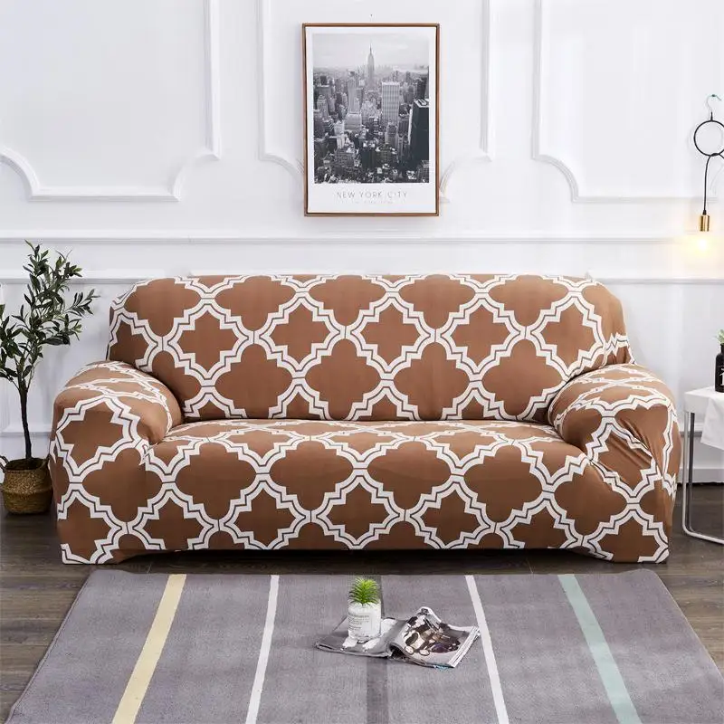 

Floral Printing Stretch Elastic Sofa Cover Cotton Sofa Towel Slip-resistant Sofa Covers for Living Room