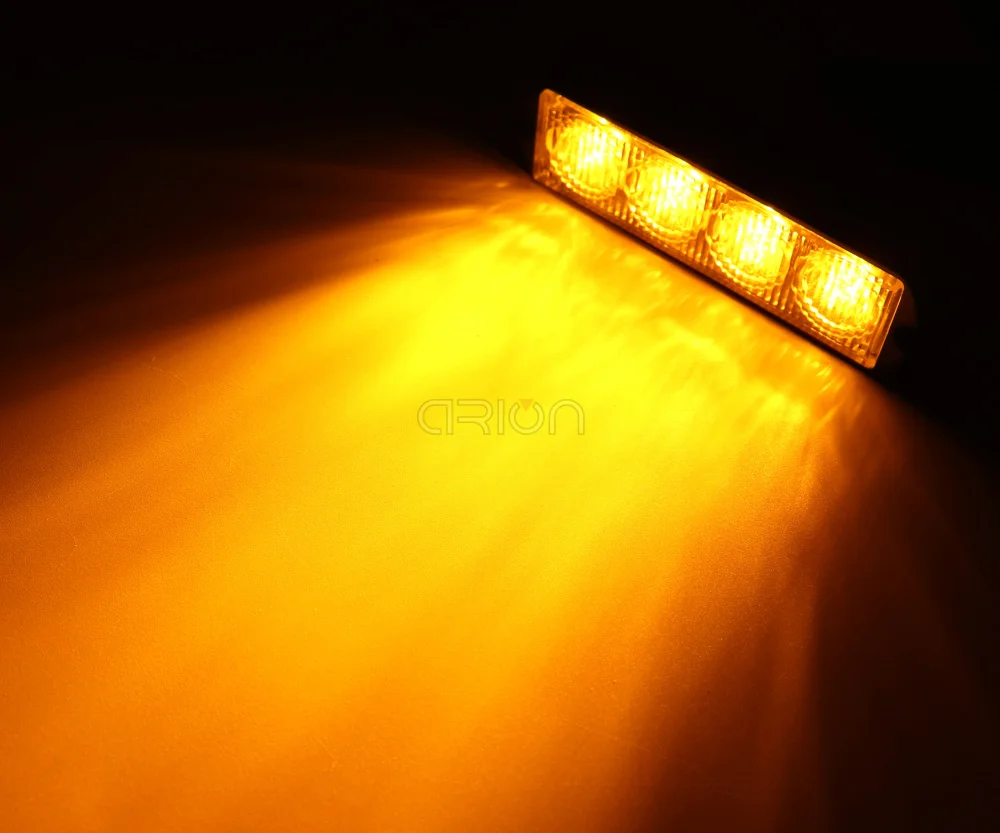 18 мигающих режимов 4 Вт светодиодный Водонепроницаемый автомобиль Грузовик