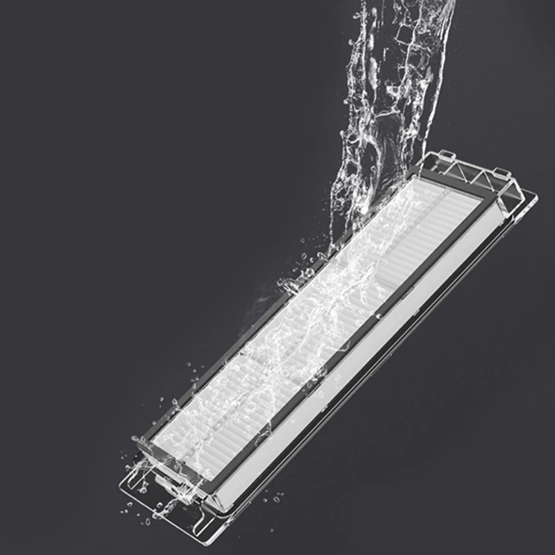 2 шт. основная щетка + 4 Hepa фильтр черная боковая для Xiaomi Mi Vacuum 1 Roborock S50 S51 S55 E35 робот