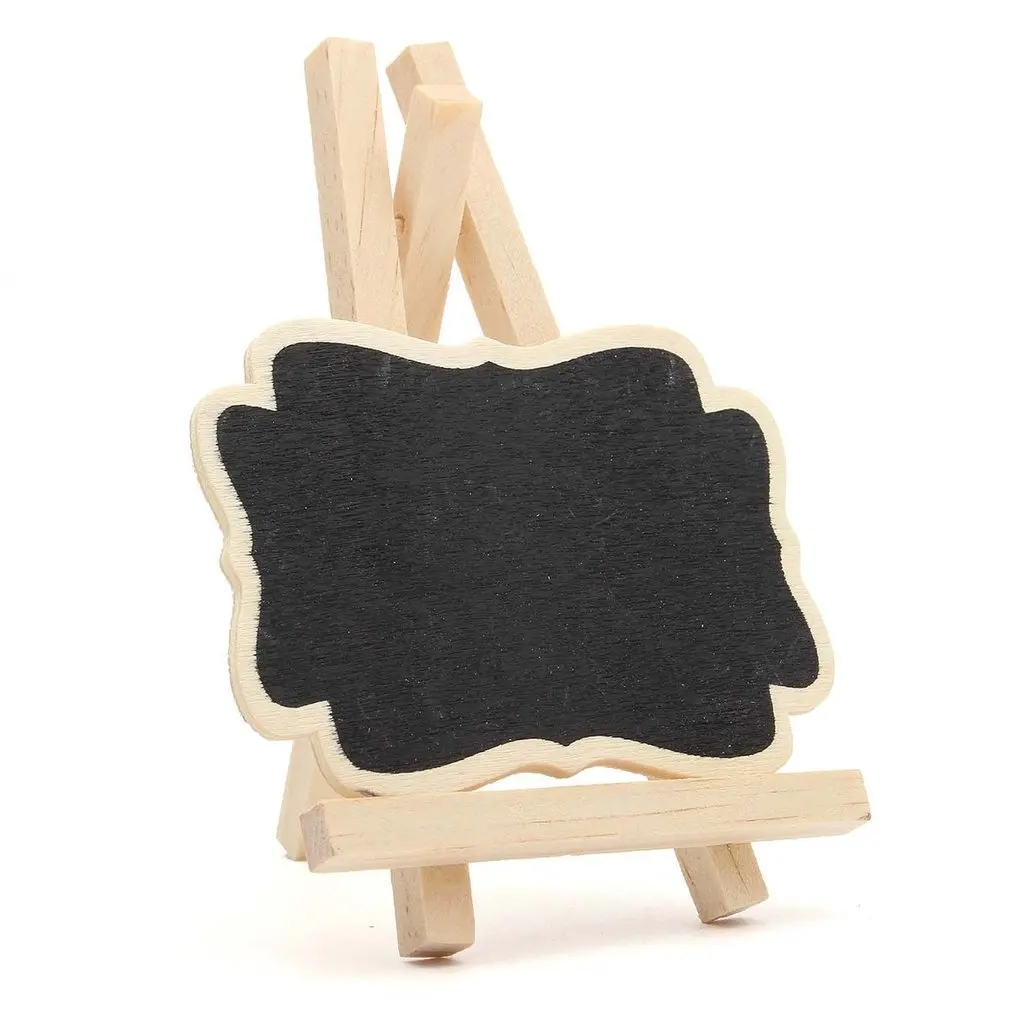 

Bracket small blackboard Neutral wood material children toy Children's educational small blackboard toy 10pcs