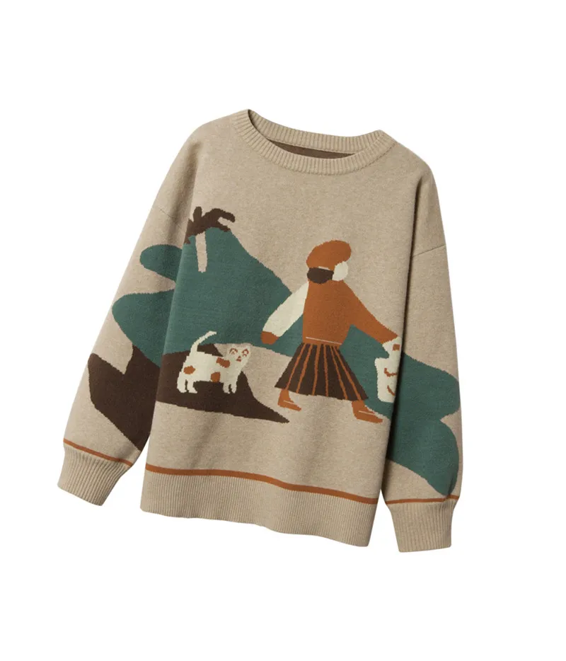 Ff4931 новинка сезона осень-зима 2019 женский модный Повседневный Теплый Симпатичный