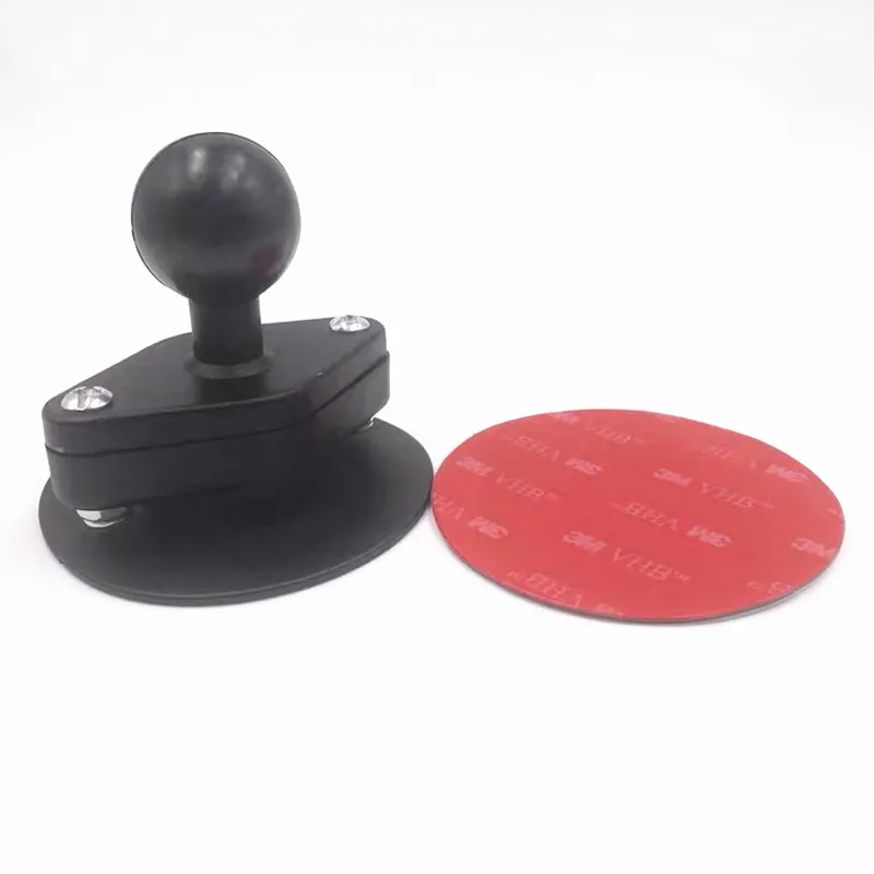 

Diamond Plate Compatible with 1 inch rubber ball with 1 inch Flex Adhesive Base for Gopro Garmin Smartphone
