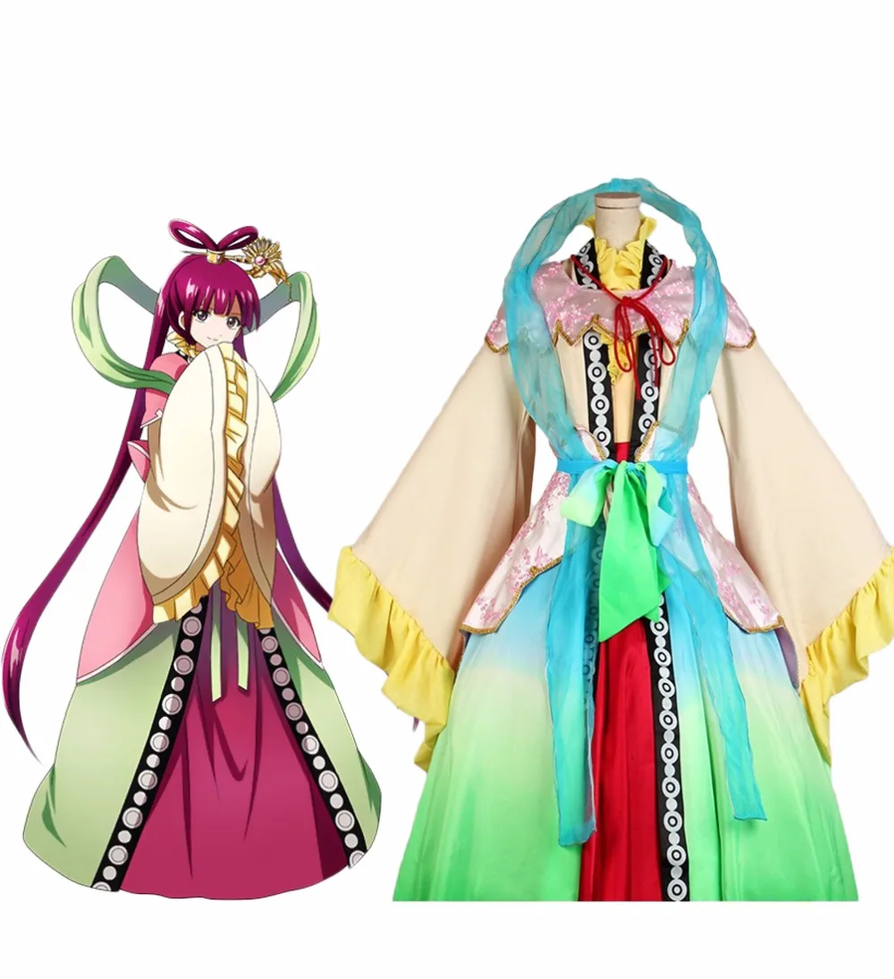 Волшебный Лабиринт магии косплей костюм Kougyoku Ren платье на заказ|labyrinth costume|magi