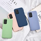 Чехол для Samsung A52 2021, жидкий силиконовый мягкий защитный чехол для Samsung GalaxyA52 Galaxy A52 A 52 4G5G, противоударный чехол