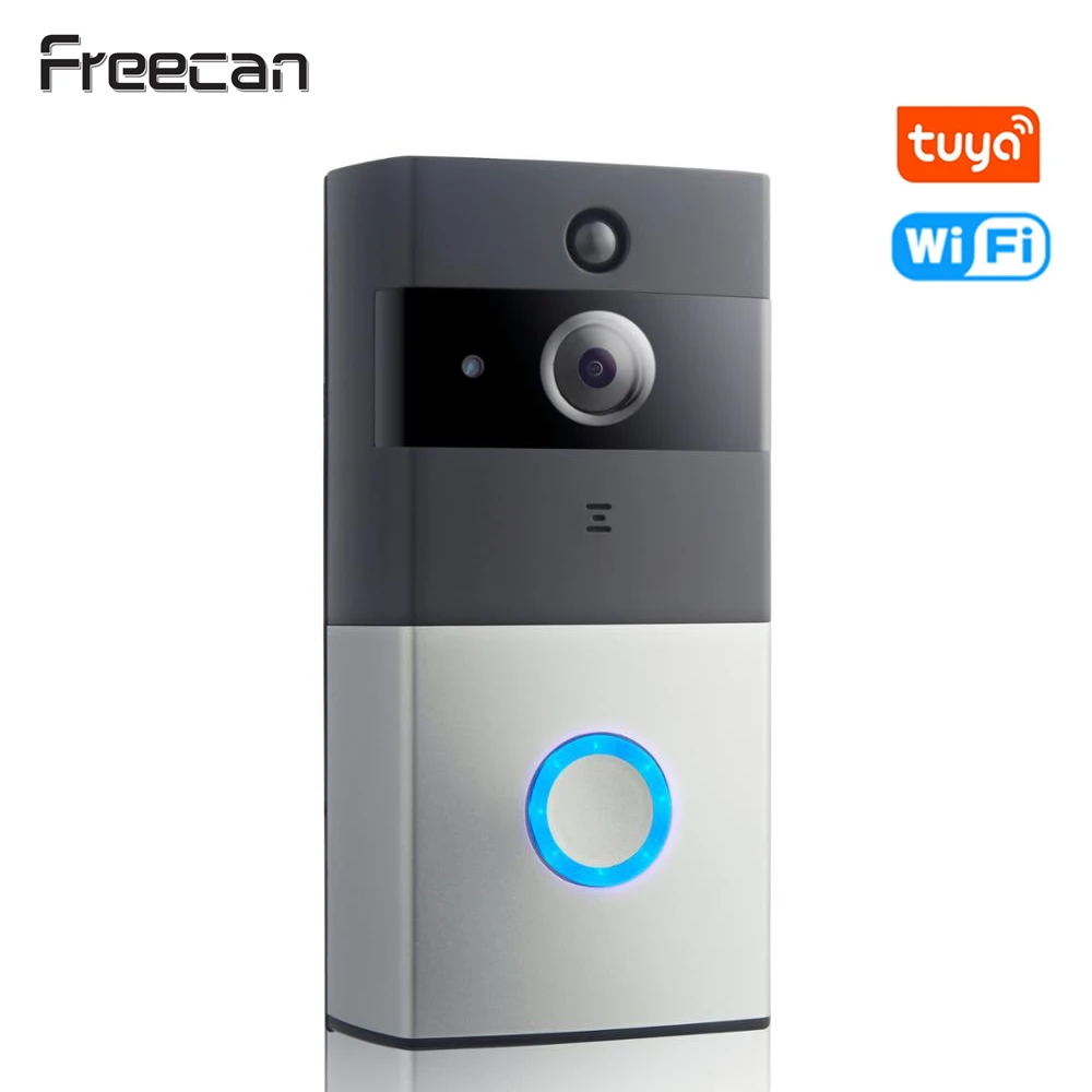 Умный IP видеодомофон FREECAN Wi Fi дверной звонок приложение для управления умным
