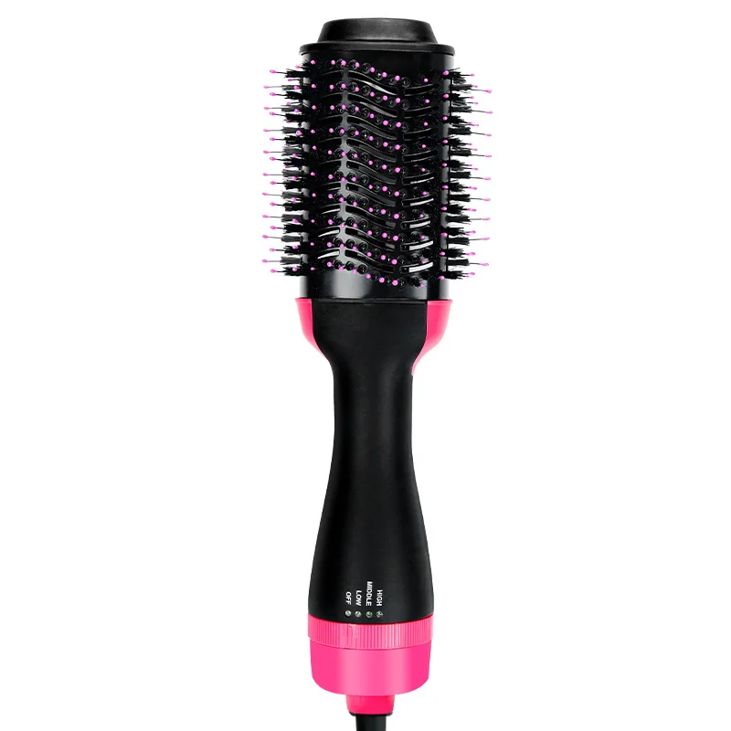 

Home Anti-static Hot Air Comb Anti-scalding Electric Hair Brush Straightener Multifunction Negative Ion Curling Iron JS060522