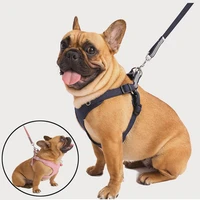dog harness leash set puppy cat breathable vest harness 100 cotton colorful dog leads collars pet supplies for dogs chihuahua