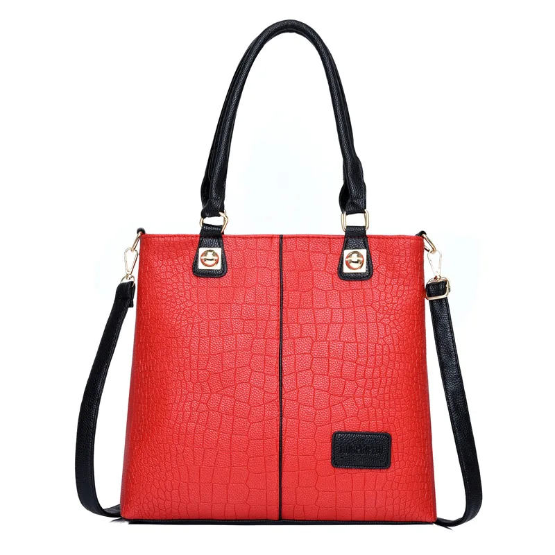 

2021 new Korean version of portable mother bag European and American shoulder fashion slung two-piece women's bag