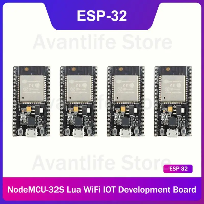 Модуль совместимый с Wi-Fi + Bluetooth последовательный порт NodeMCU-32S для Wi-Fi/двойная