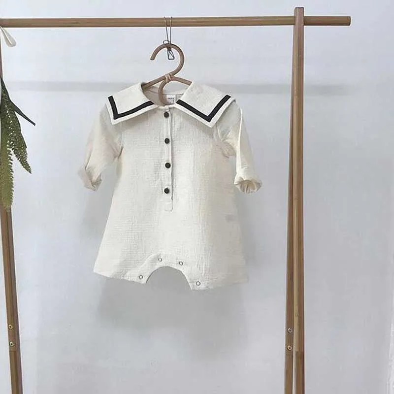 Летние детские комбинезоны MILANCEL с воротником-стойкой для маленьких мальчиков