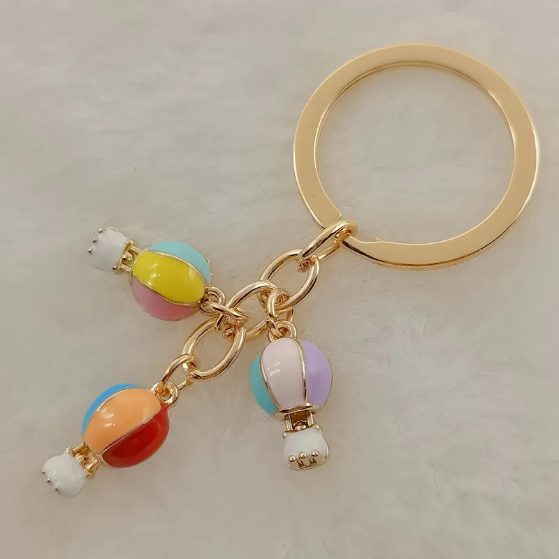 Романтический эмалированный брелок с горячим воздухом для автомобиля сувенир