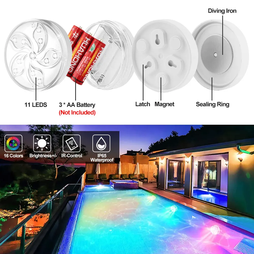 Водонепроницаемый с регулируемой яркостью Светодиодная подсветка под шкаф