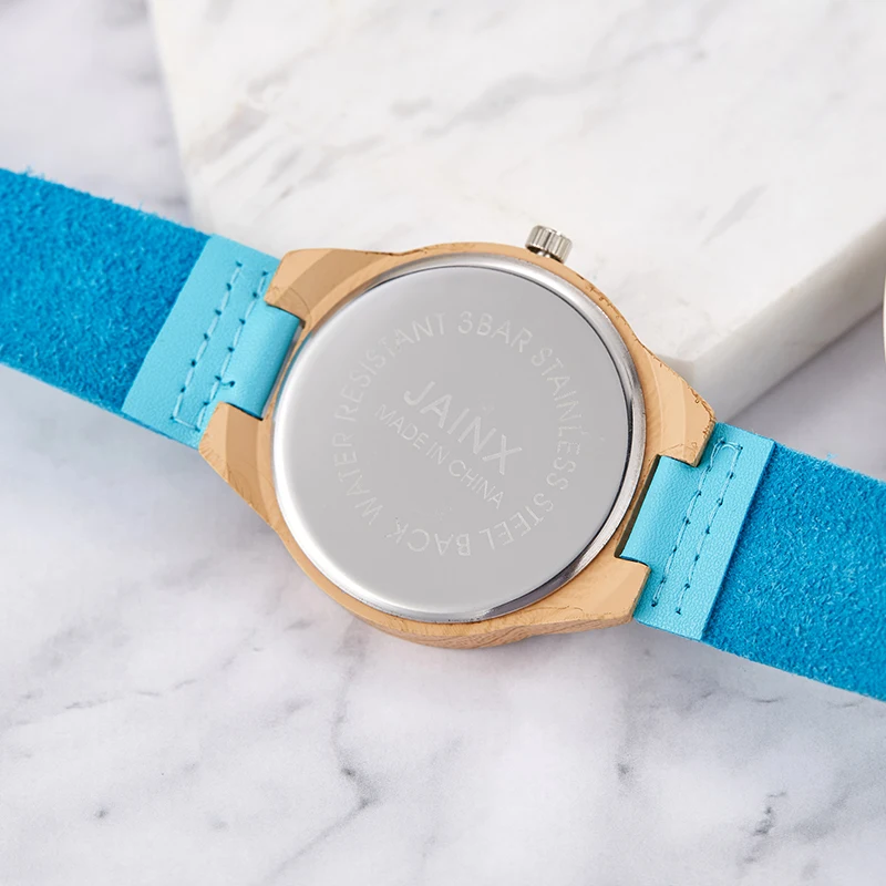 Часы наручные кварцевые с ремешком из натурального дерева 3 вида|Женские часы| |