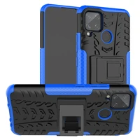 For Oppo Realme C15 C25 Case C11 C12 Pro C17 Cover Anti-knock Heavy Duty Armor Silicone Phone Bumper Case Realme C25
