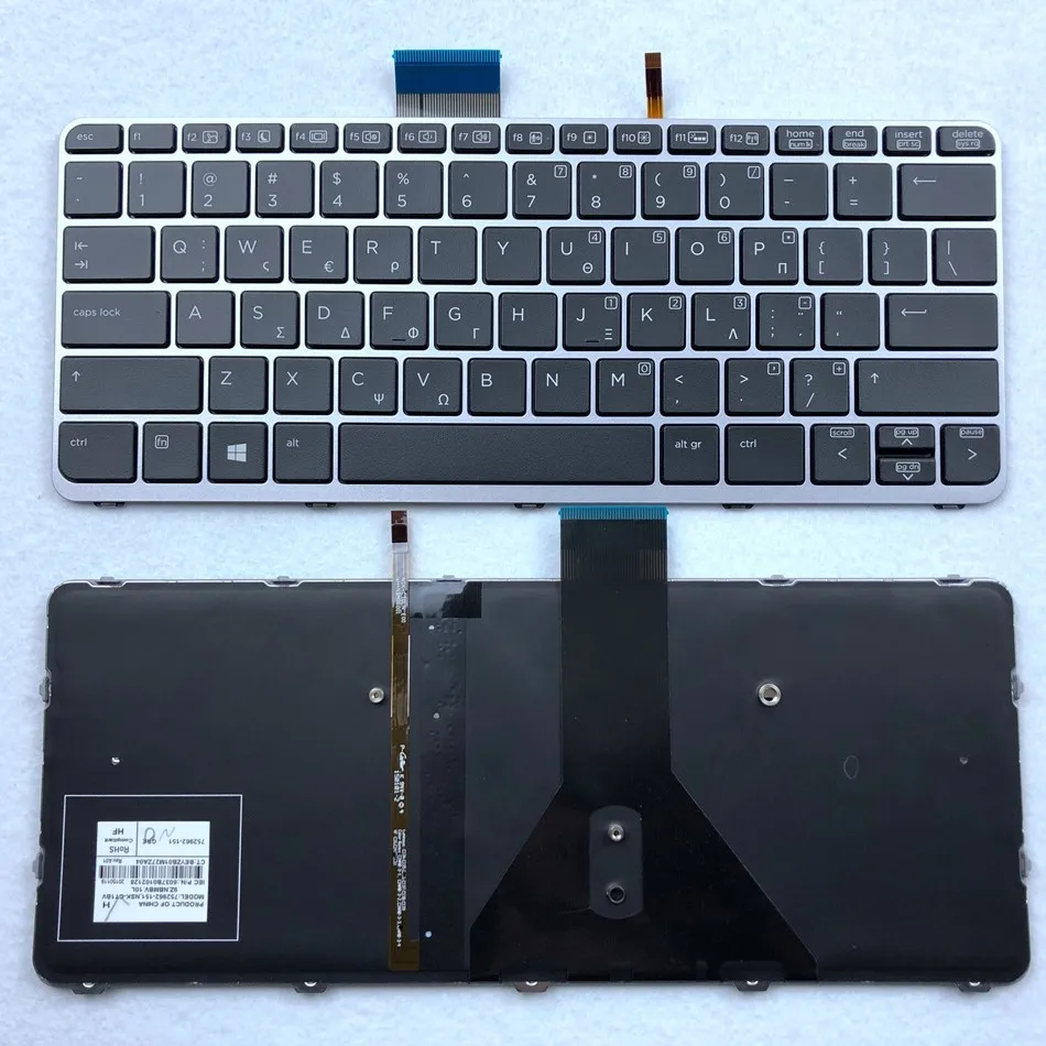 Клавиатура для ноутбука HP Elitebook FOLIO 1020 G1 1030 RU AR CA GR GK US русская американская