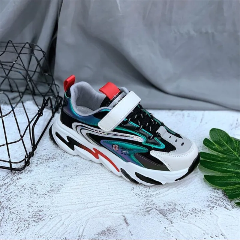 

Детская обувь, Новинка осени 2021, детские кроссовки, дышащая легкая обувь для бега для мальчиков и девочек, повседневная обувь magic stick