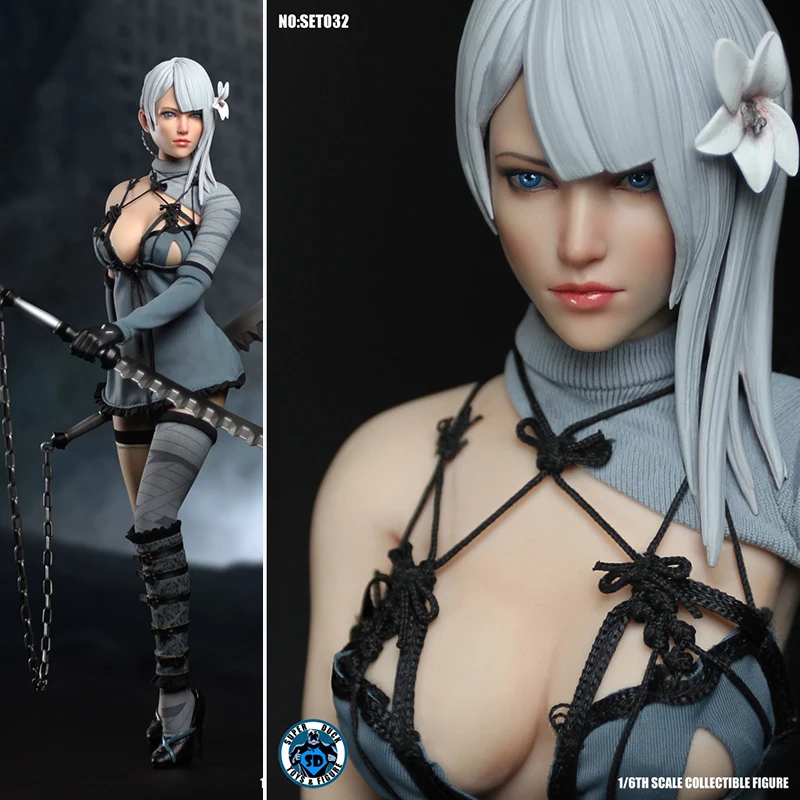 1/6 косплей сексуальное женское нижнее белье костюм воина &amp двойная голова