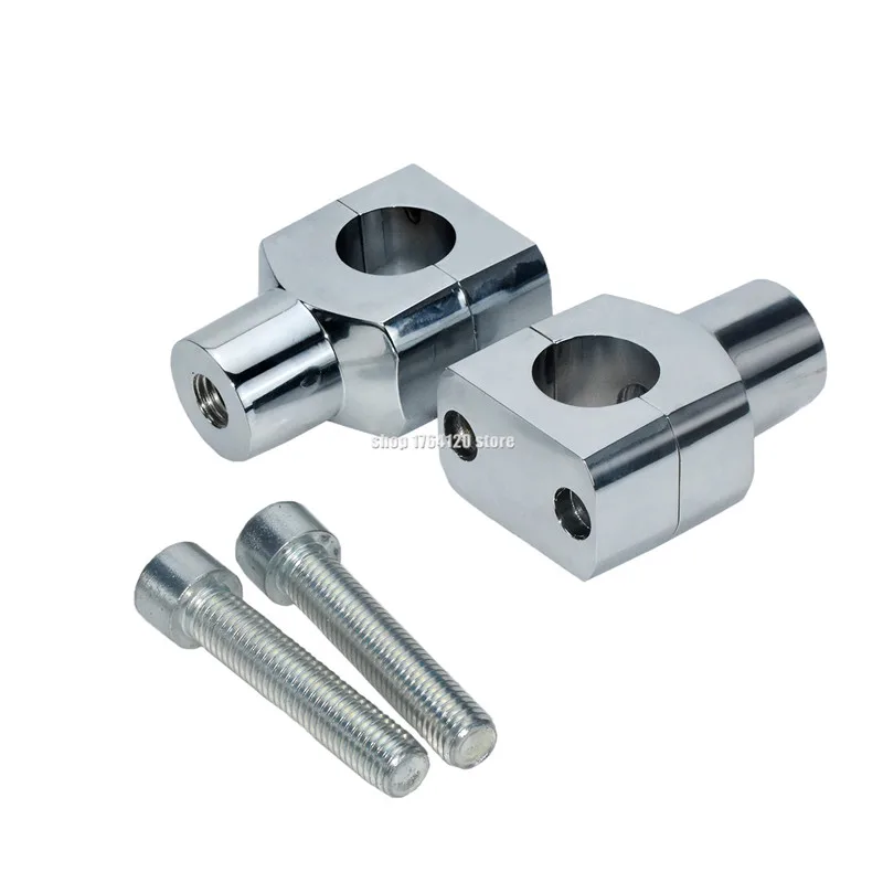 1&quot Handlebar Risers Clamp For Harley Dyna Sportster Softail Custom Honda VTX 1300 C Yamaha V-Star 650 Classic Suzuki | Автомобили и