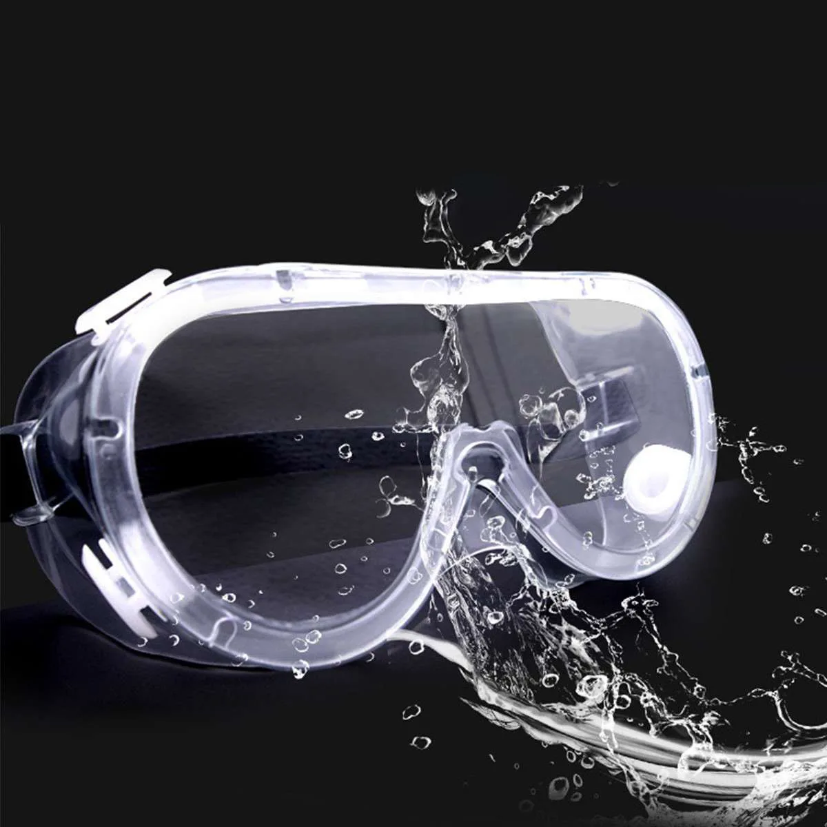 

Eye Mask Safety Protective Goggles Transparent Lens Goggles Anti-Fog UV Light Splash Goggles Onion Goggles Tear Free