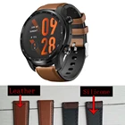 Ремешок силиконовый для Ticwatch Pro 3, кожаный спортивный браслет для GPSGTXS2 E2, аксессуары для часов Ticwatch Pro 3, 22 мм