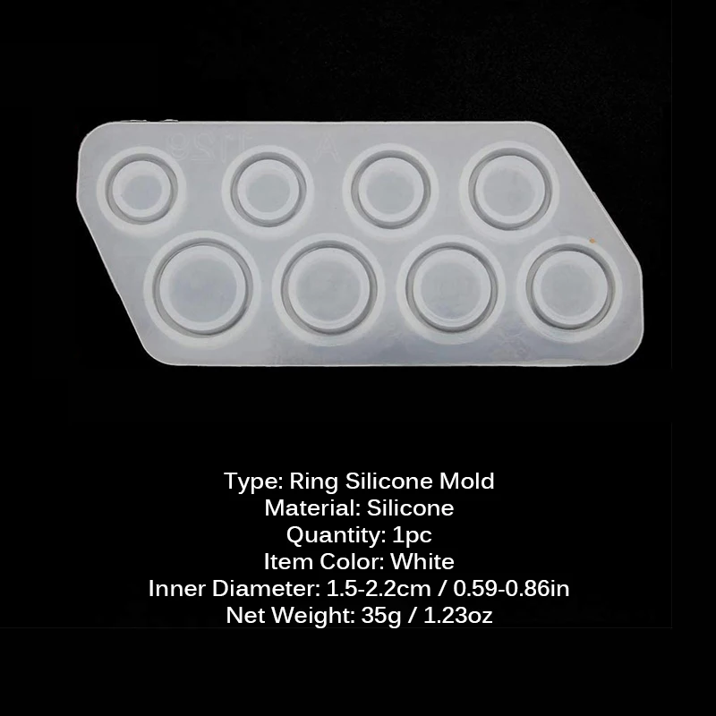 

Ring Silicone Mold Assorted Sizes Jewelry Resin Casting Molds