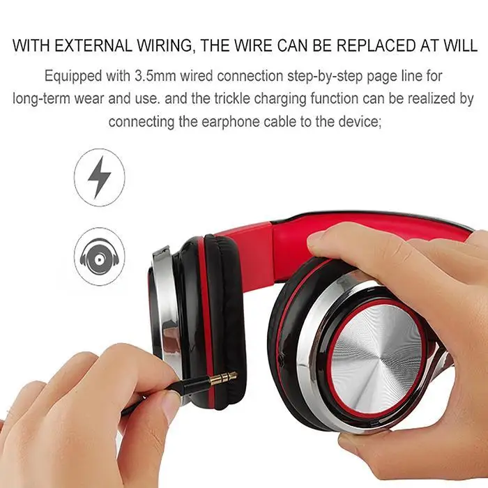 Проводные наушники IN-878 с микрофоном накладные игровые стереонаушники повязкой