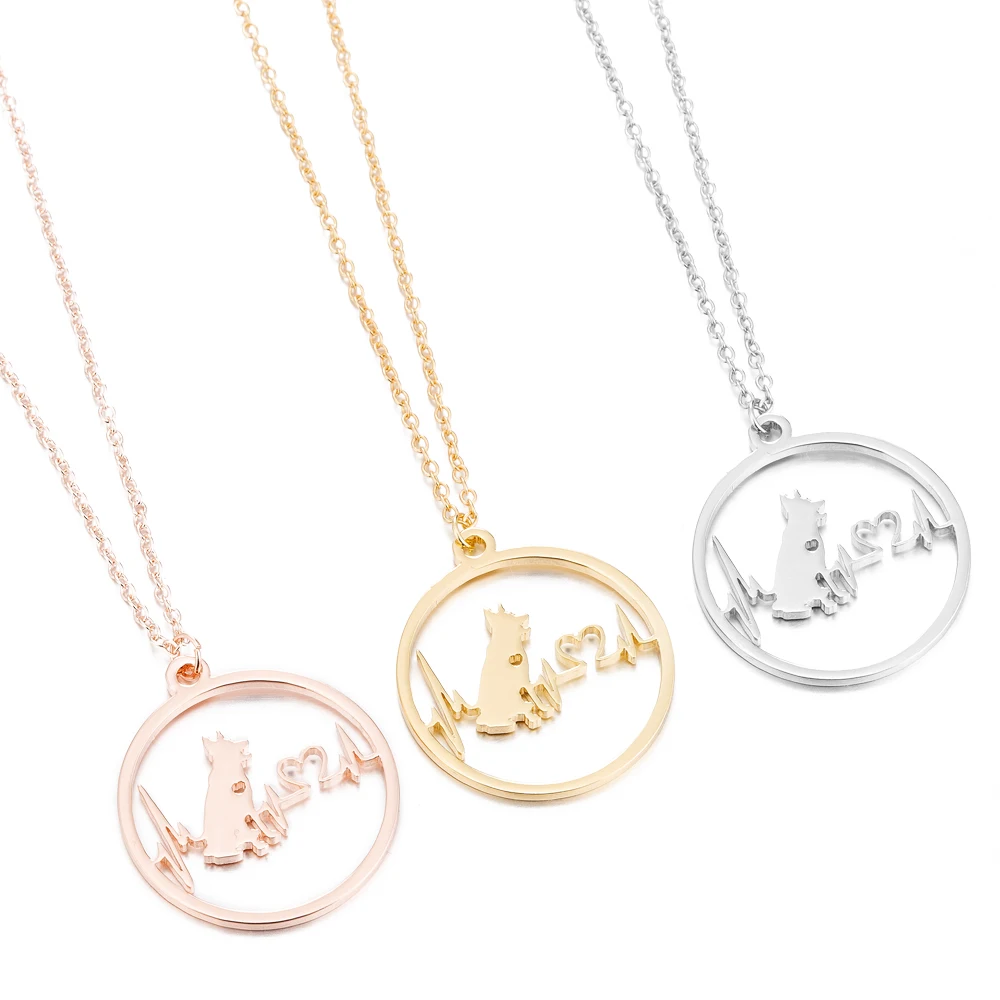 FENGLI милое снежное леопардовое ожерелье для собаки волк собака любовь сердце цепь