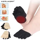 1 пара, хлопковые Полустельки для ног