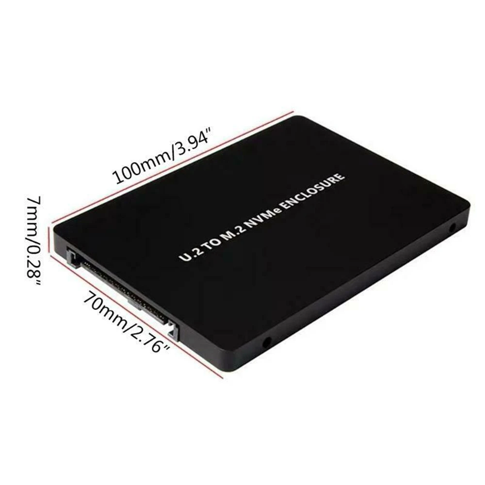 Внешний корпус U2 до M2 NVMe алюминиевый сплав M Key 2280 SSD адаптер картридж для жесткого