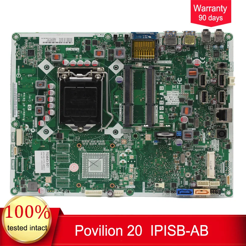 IPISB-AB для hp павильон 20 Pro 3520 материнская плата AIO 703643-501 703643-001 аккумулятор большой емкости тест неповрежденным