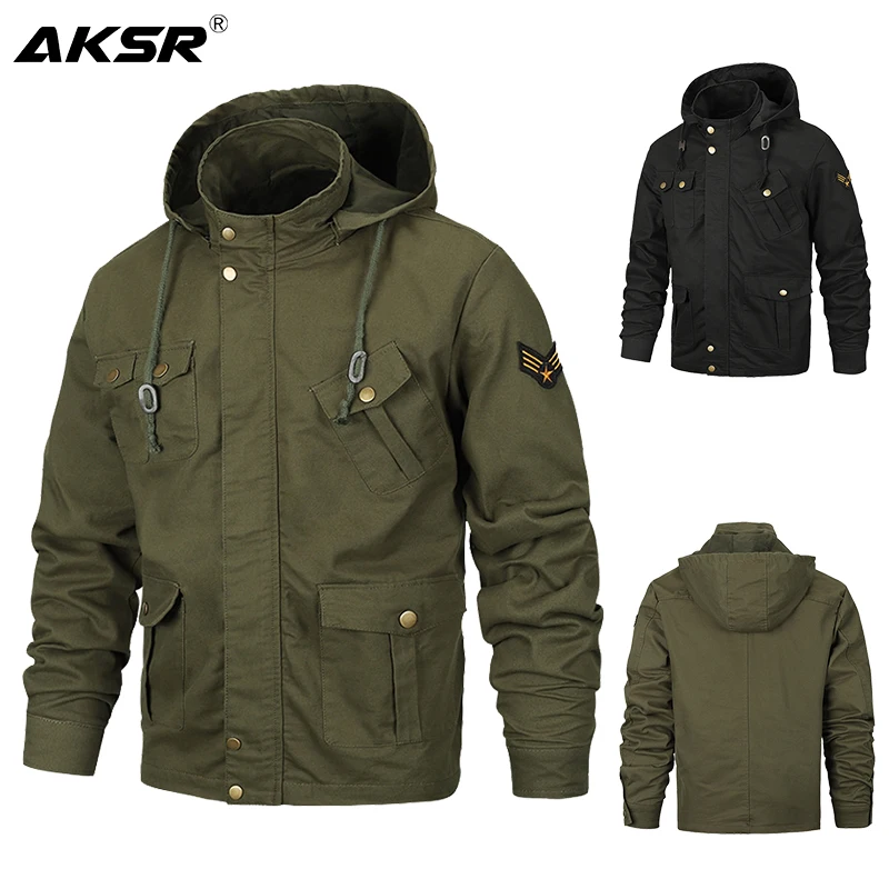 AKSR, мужская уличная куртка, ветровки, camarras Para Hombre, военная куртка, ткань, удобная, мягкая, дышащая и гибкая