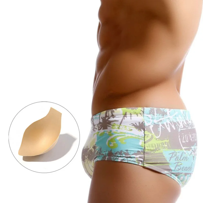 Men's Swimwear Trunks Outdoors Sexy Summer Stretch Beach Surf Swim Sports Push-up Shorts Men Swimsuit Swimming Pants
