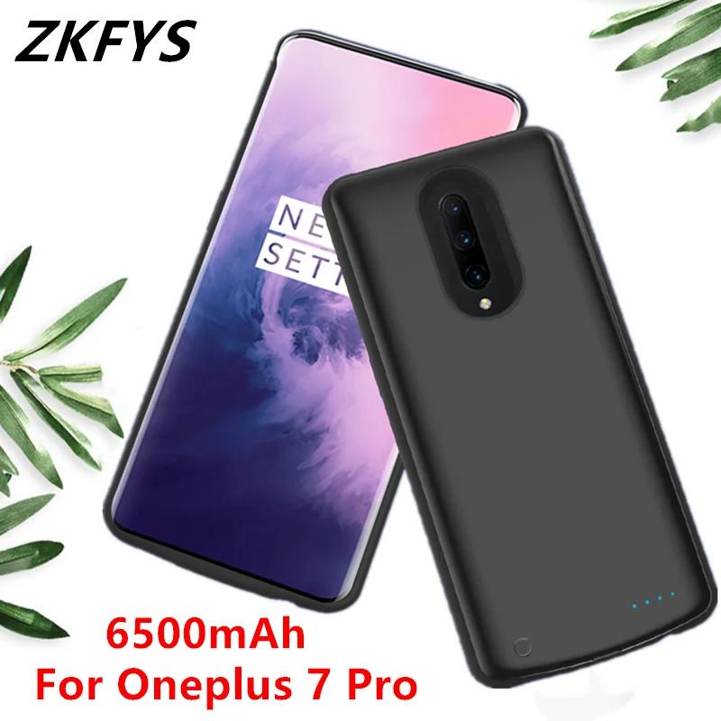 Силиконовый чехол для зарядного устройства Oneplus 7 Pro аккумулятора 6500 мАч