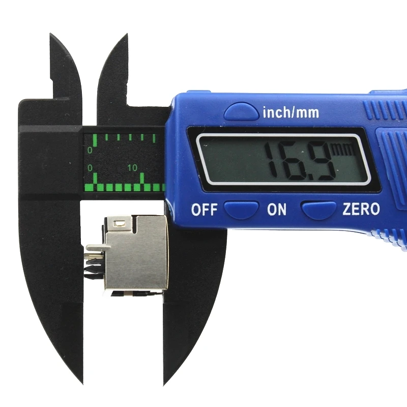 10 шт./лот в партии RJ45 Металл 8 Pin женский PCB правый угол гнездо платы разъем 8P8C