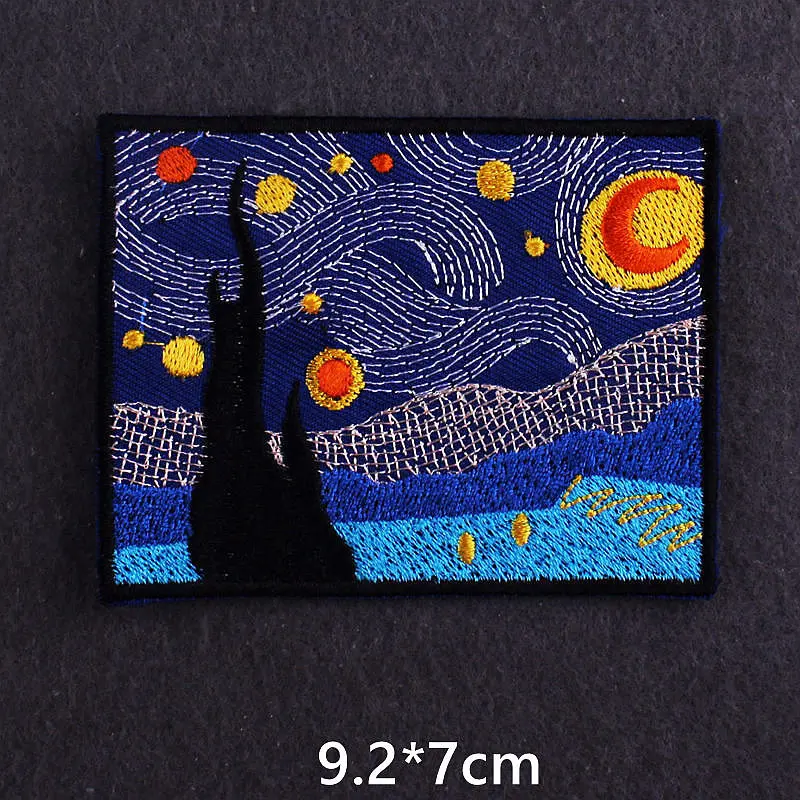 Нашивки с натуральными горами на одежду наклейки куртку аппликация