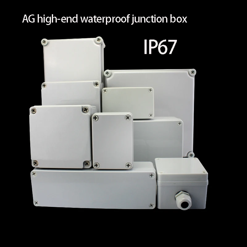 

2 шт. Бесплатная доставка наблюдения водонепроницаемая распределительная коробка IP67 Открытый водонепроницаемый из АБС-пластика с пластико...