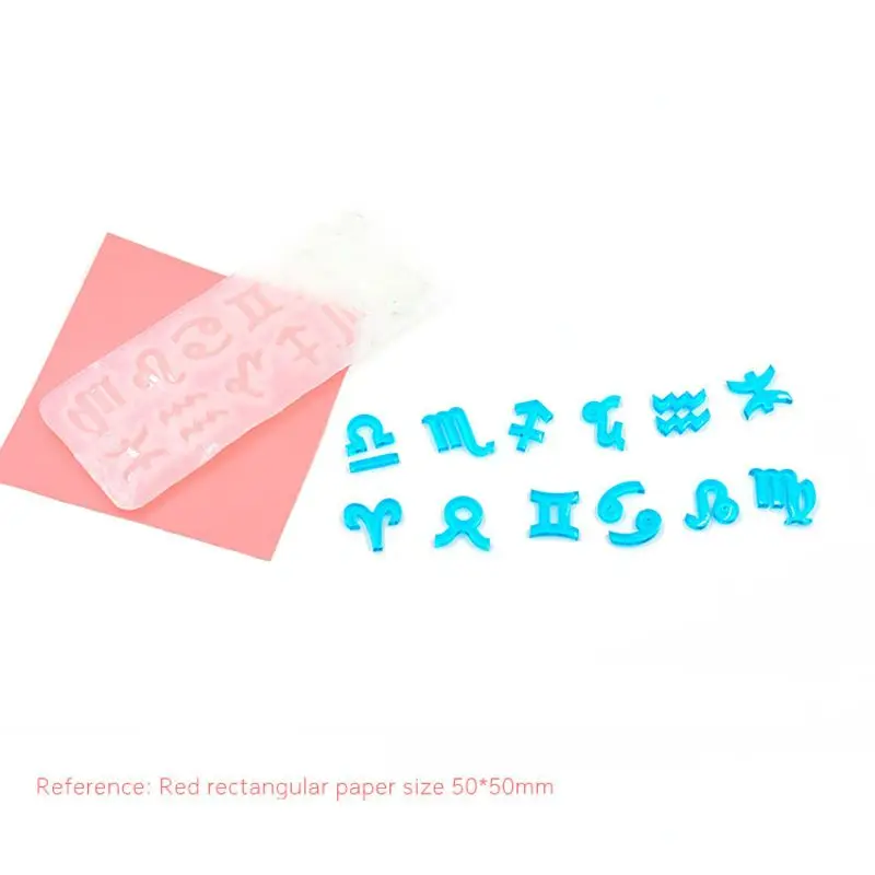 12 созвездий в форме символа силиконовые DIY ювелирные изделия ручной работы формы