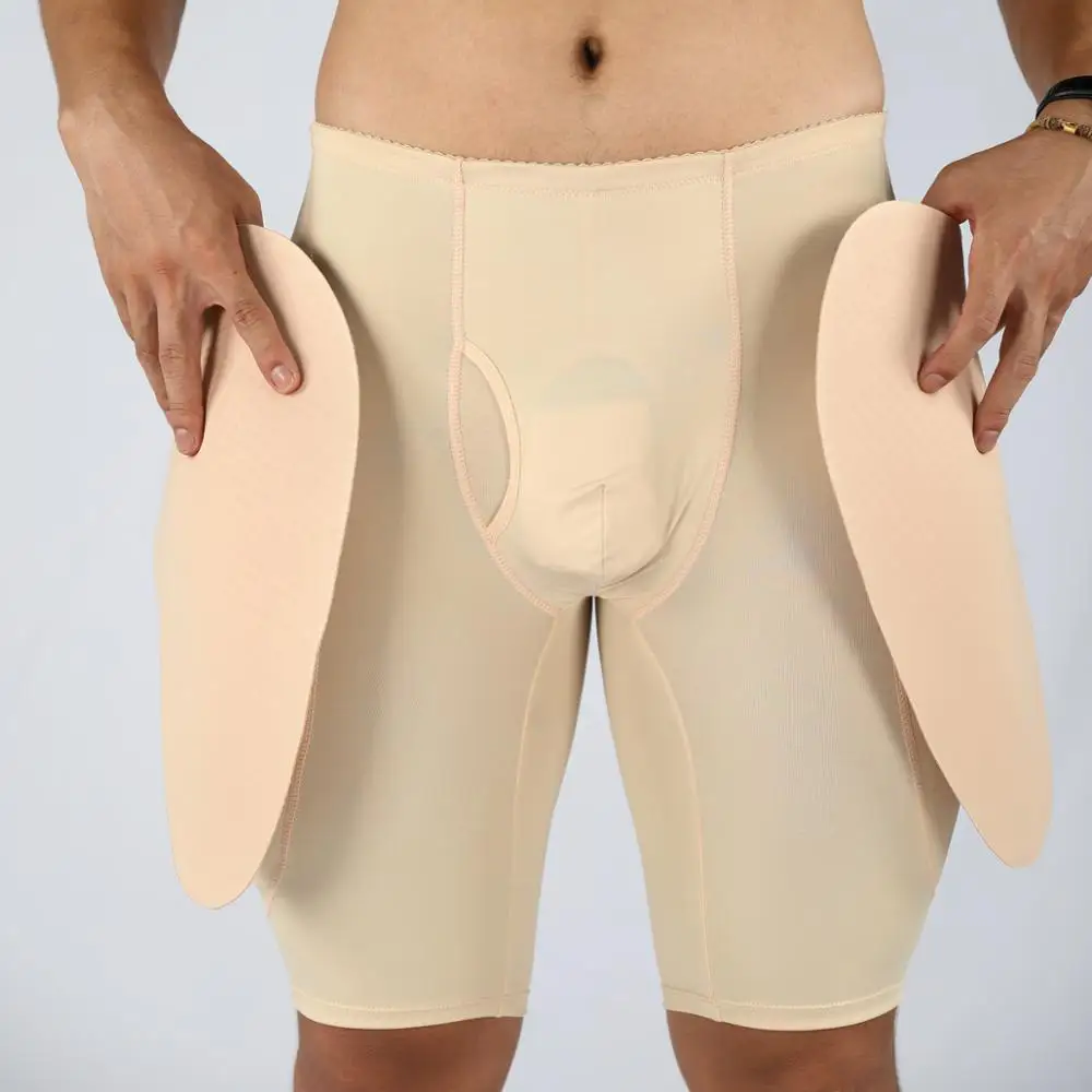 Для Мужчин Body Shaper для похудения Высокая Талия Управление трусики Корректирующее