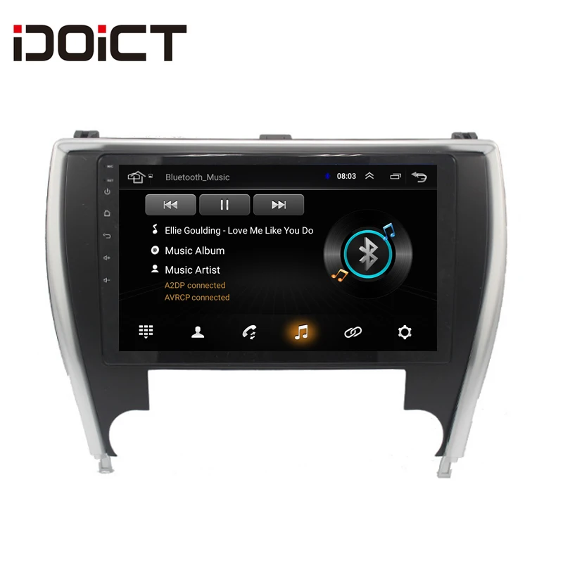 

IDOICT Android 9.1 Car DVD Player GPS Navigation Multimedia For Toyota Camry Middle East&USA 2015-2017 radio car stereo BT WIFI