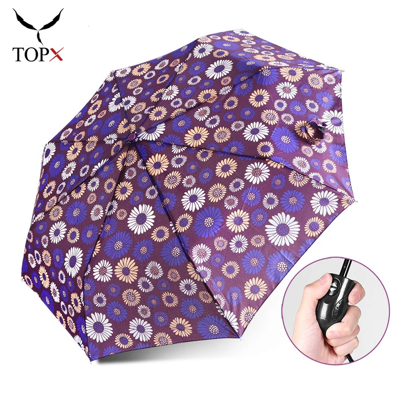 Складной мини зонт для мужчин и женщин 3 шт. Автоматический ветрозащитный