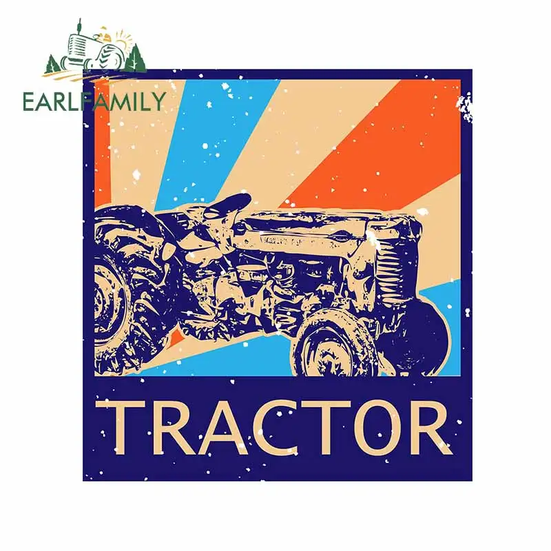 EARLFAMILY 13 см x 12 для трактора сельского хозяйства автомобильные наклейки граффити