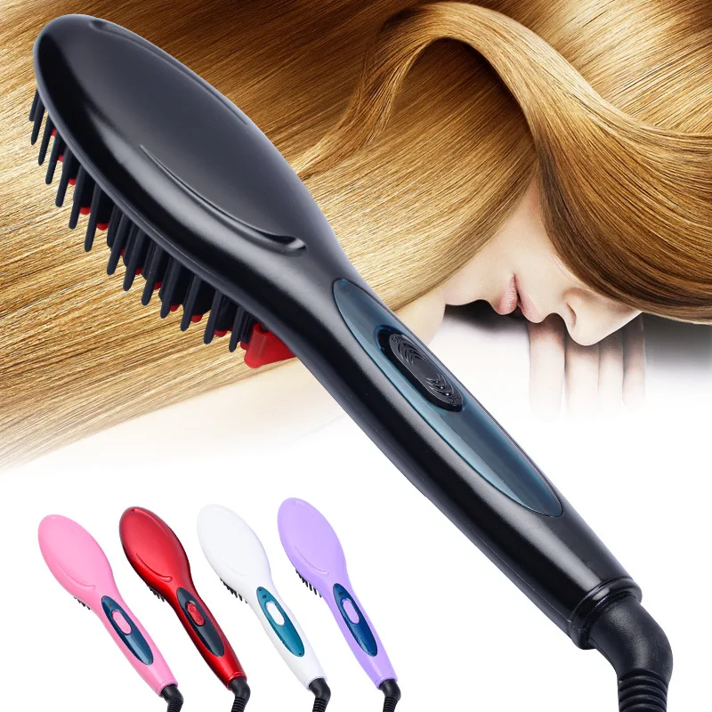 

Free Shipping Hair Brush Fast Hair Straightener Comb hair Electric brush comb Irons Auto Straight Hair Comb brush