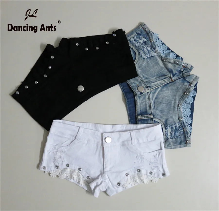 Женские джинсовые шорты с заниженной талией эластичные облегающие винтажные