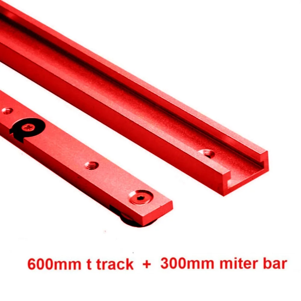 

1 Set Miter Bar Track Aluminum Alloy Miter Track and Miter Bar High quality Premium Useful