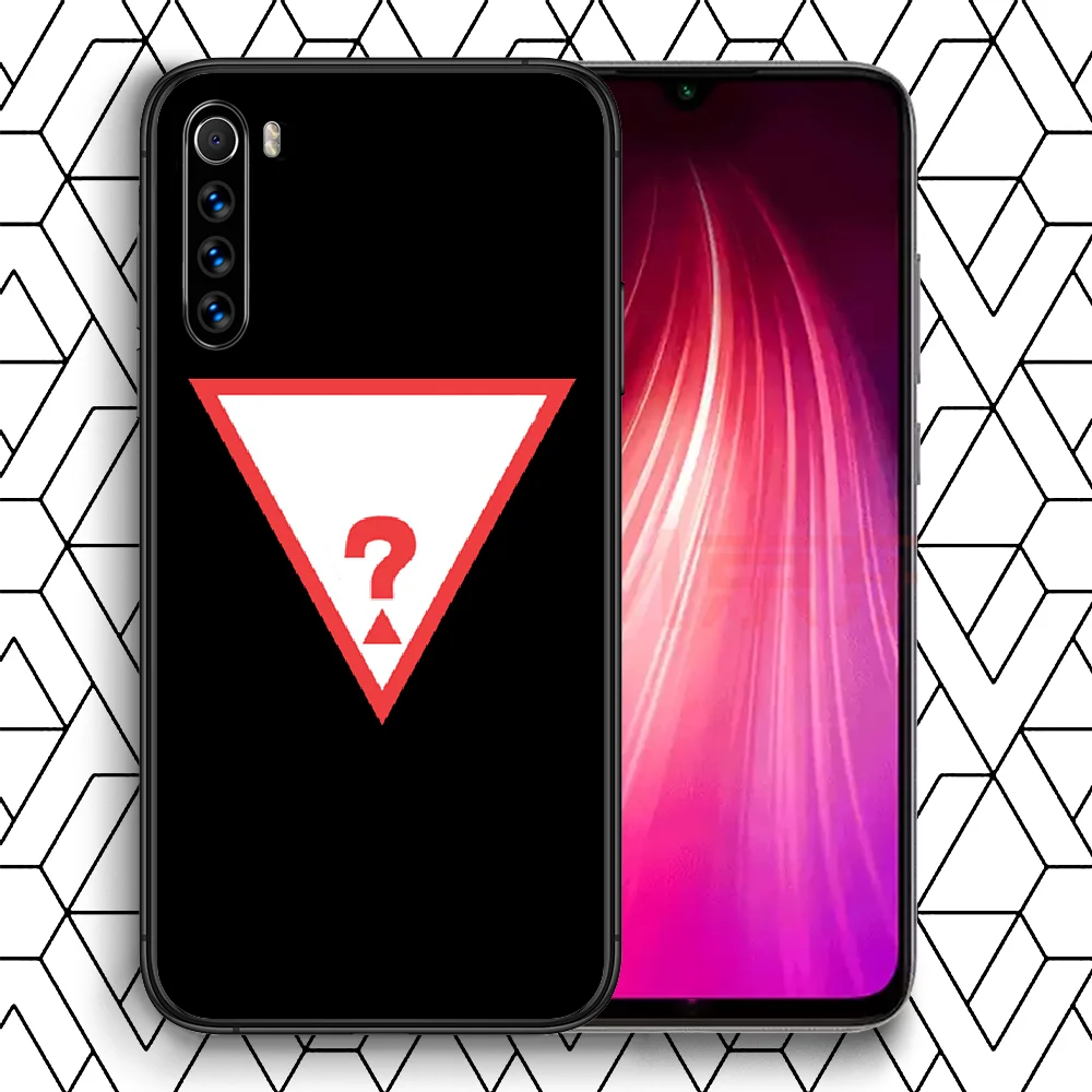 

French fashion luxury brand guess Phone Case For Xiaomi Redmi Note 7 8 8T 9 9S 4X 7 7A 9A K30 Pro Ultra black Bumper Trend Shell