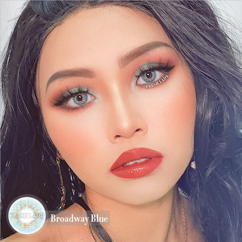 

LAREEN 2pcs Broadway Series Colored Contact Lenses Eye Contact Lenses Color Cosmetic Contact Lens For Eyes Lentes De Contacto