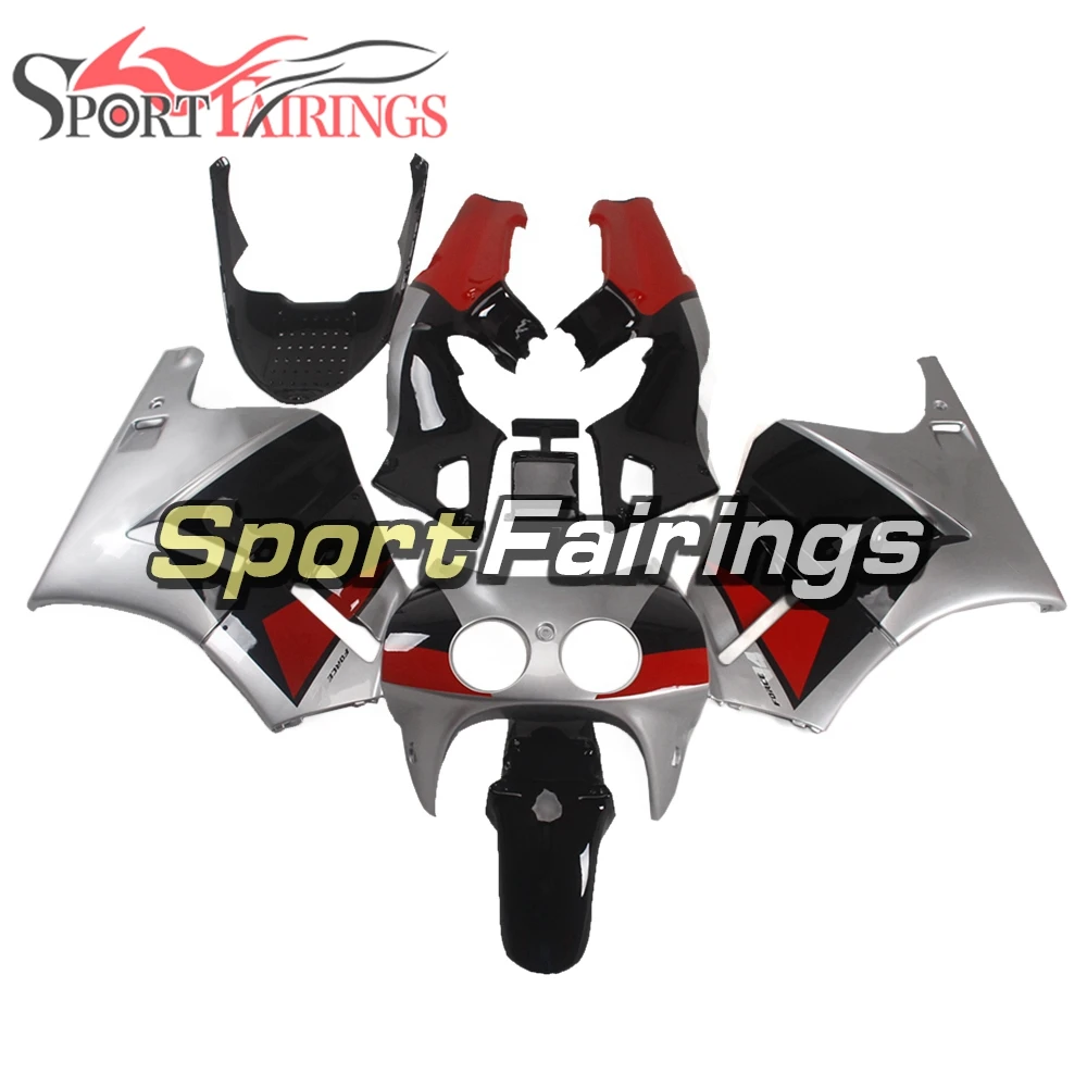 

Full Fairings For Honda VFR400 NC30 V4 Year 88 92 1988 1989 1990 1991 1992 ABS Motorcycle Bodywork Cowling Silver Grey Black Red