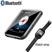full screen metal bluetooth mp3 player watch built in 16g e book radio recording video player