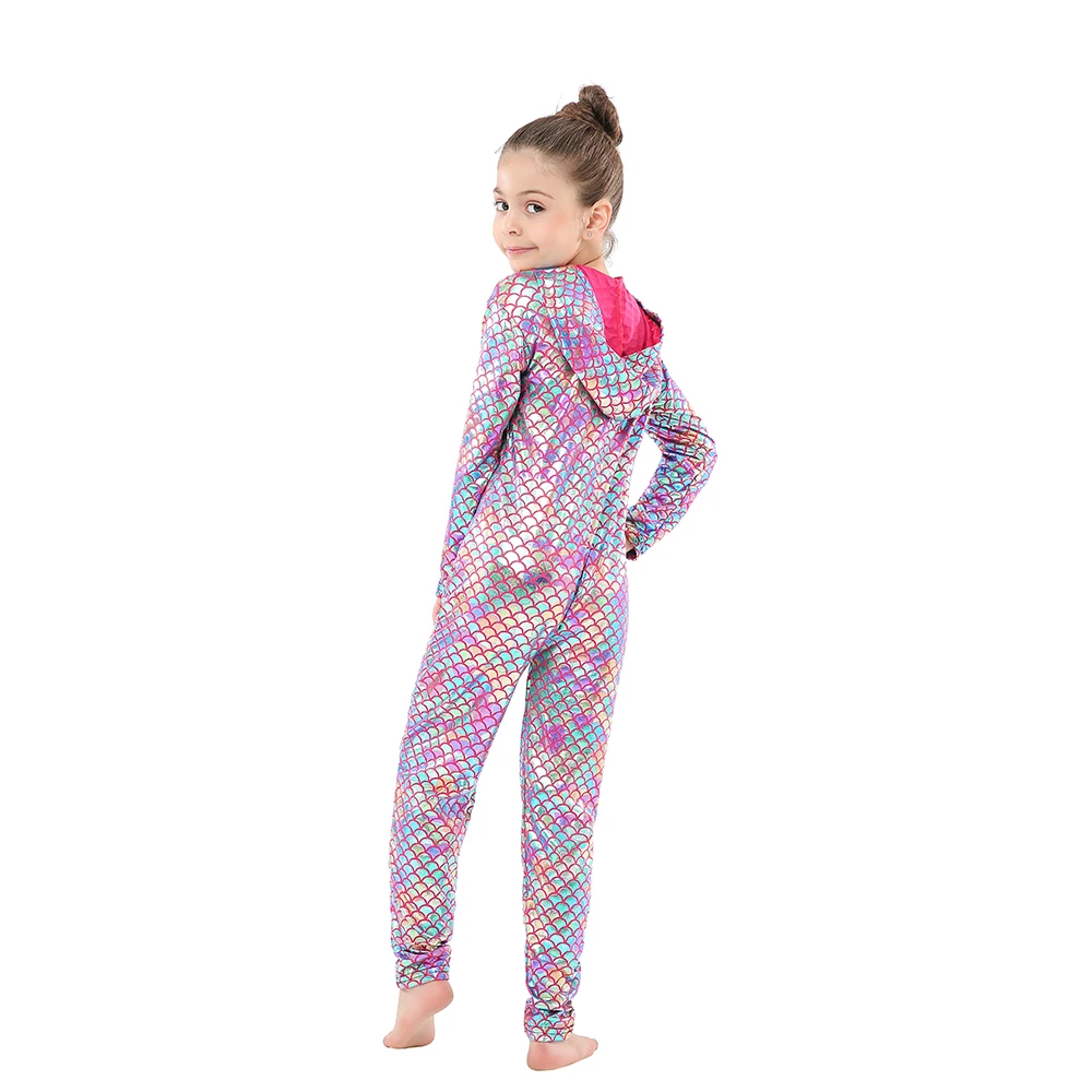 Комбинезон для девочек Радужный с единорогом на Возраст 4 12 лет| |