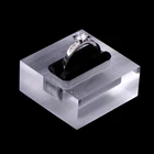 Прозрачная акриловая подставка для демонстрации колец, Женский органайзер для хранения ювелирных изделий